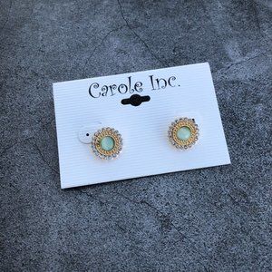 4 Pair Studded Earring Lot